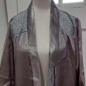 Monamour Women Long Lace Robe Size Large